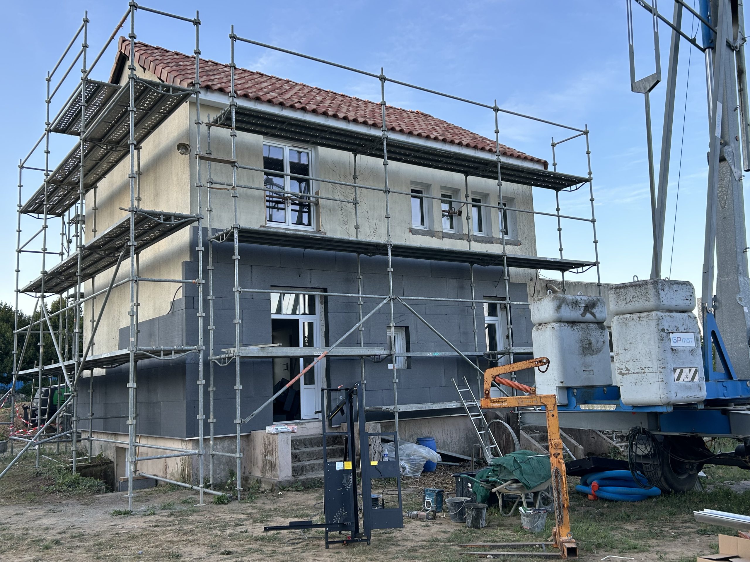 ITE EN COURS CHANTIER 2 ITE EN COURS CHANTIER 2