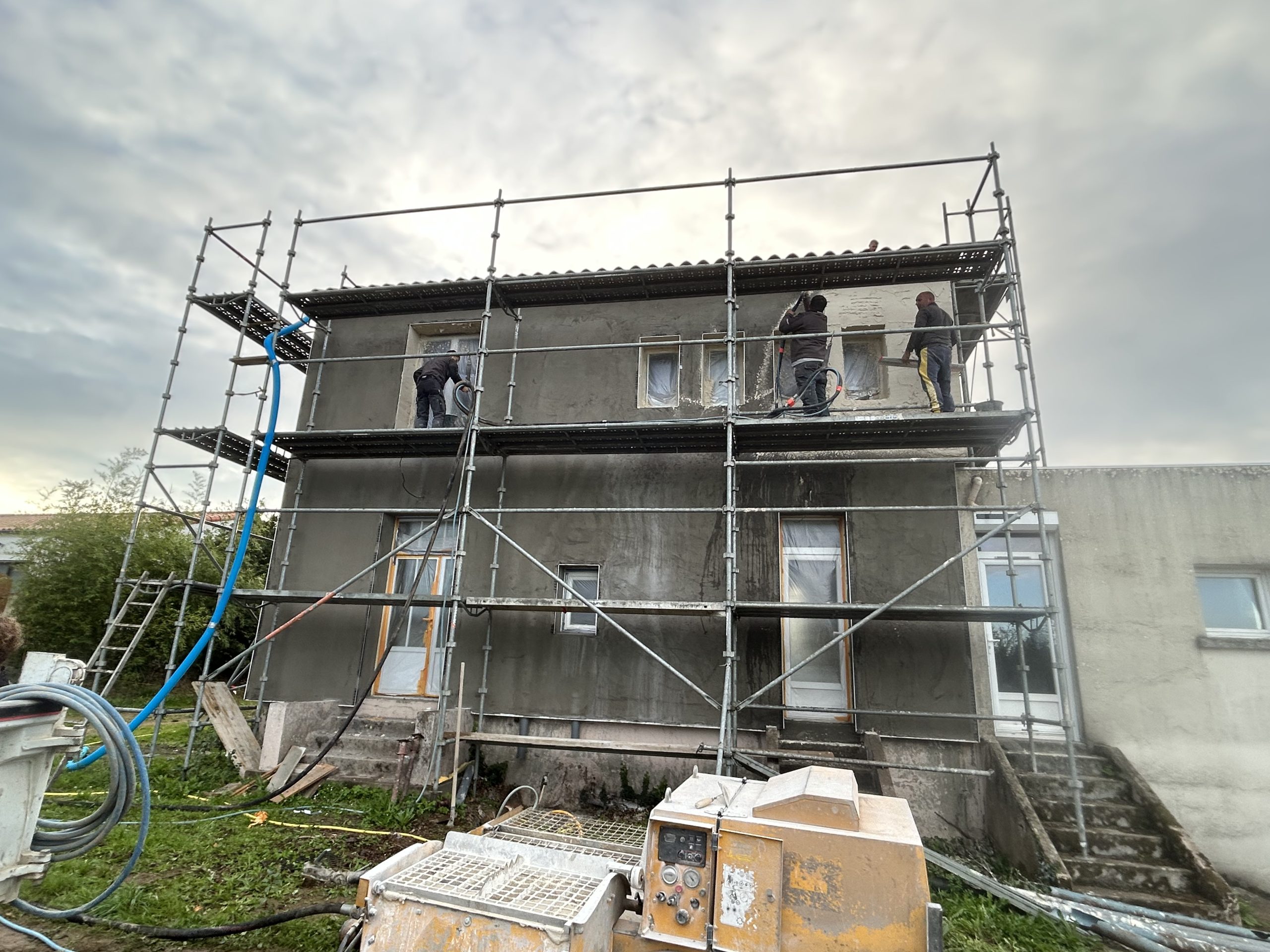 ITE EN COURS CHANTIER ITE EN COURS CHANTIER
